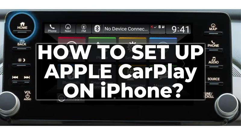 how to set up apple carplay in new car