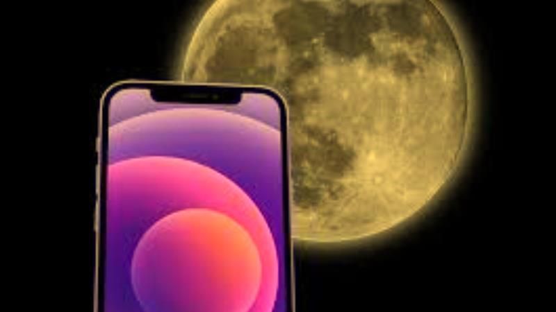 сфотографировать луну на iphone 14 pro