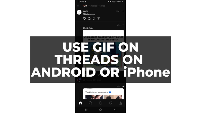 Используйте GIF в тредах на Android или iPhone