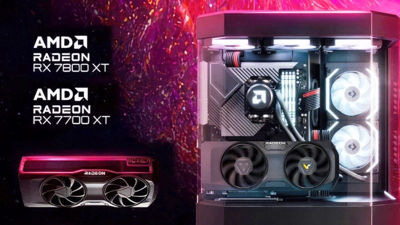 AMD RX 7800 XT and RX 7700 XT GPU Announced