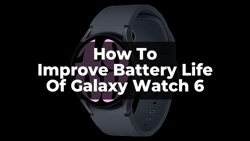 Galaxy Watch 6 Battery Life