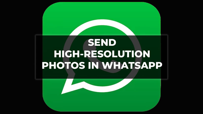 Отправляйте фотографии высокого разрешения в WhatsApp