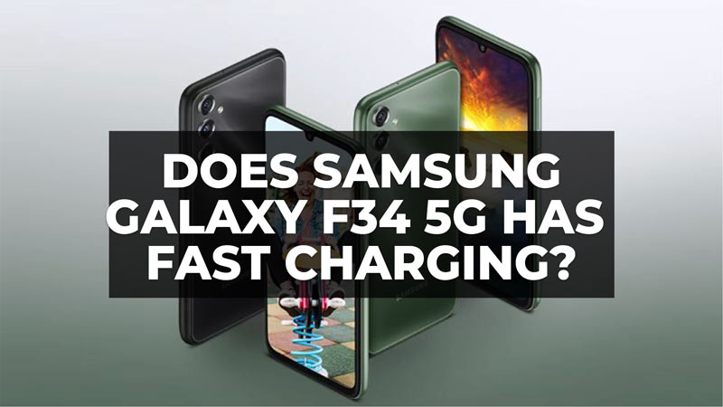 does samsung galaxy f34 5g has fast charging