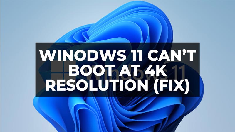 как исправить Windows 11 не может загружаться с разрешением 4k 3840x2160