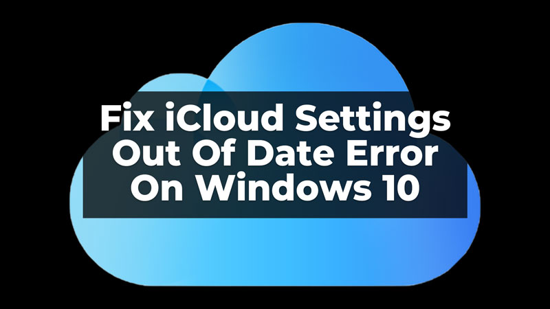 iCloud Settings Out-of-date error