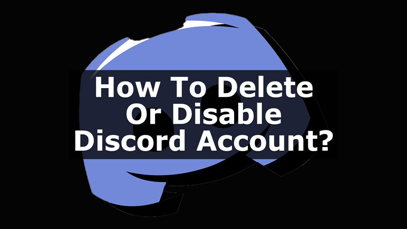delete Discord account