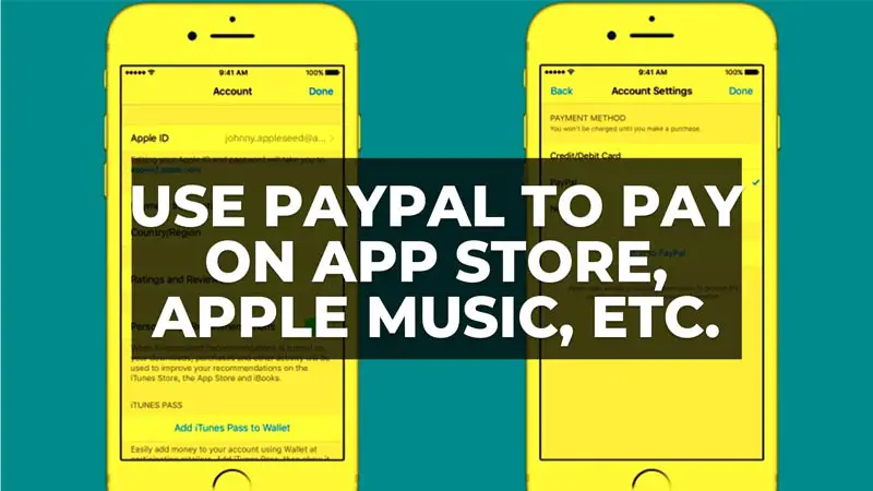 how to use PayPal to pay on App Store, Apple Music & iTunes