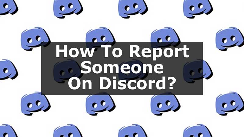 report someone on Discord