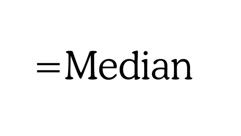 Excel Median Formula